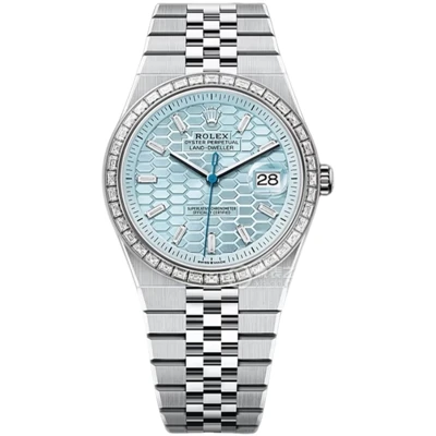 An tsraith is déanaí de chuid Rolex Land Cruiser Geneva Watch Fair Platinum 950