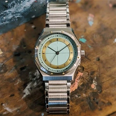 Uaireadóirí Unisex Uathoibríoch 34mm cearnach lógó saincheaptha lógó saincheaptha