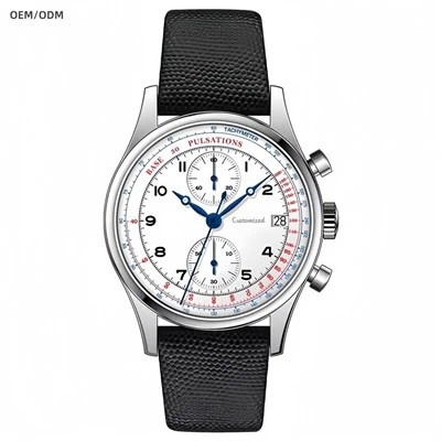 Faire Só Grianchloch Chronograph Analógach na bhFear Le Gluaiseacht Seiko VD51