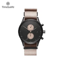 Watch Strap níolón Mens le Bezel Cruach Dhosmálta