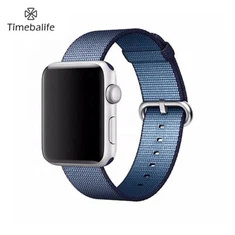Nylon Watch Strap le haghaidh Apple Watch